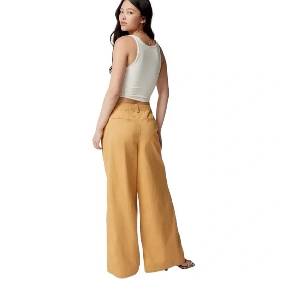 NWT Urban Outfitters Laura Pleated Trouser Pants 6 - Picture 2 of 13